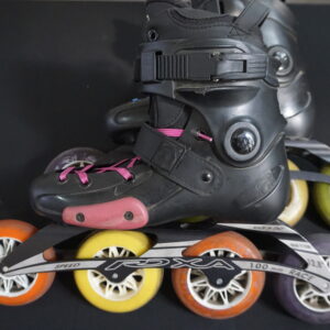 Rollers FR Junior Black Carrera 4x100mm talle del 35-37 Usados Impeclables