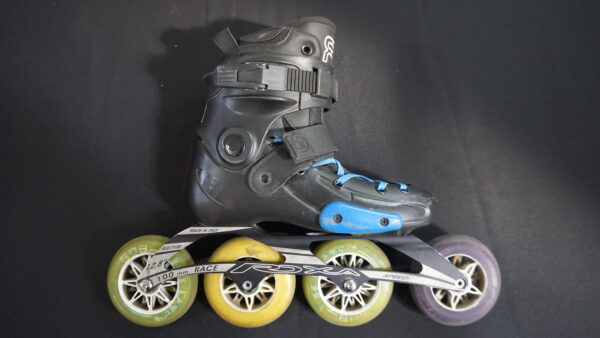 Rollers FR Junior Black Carrera 4x100mm talle del 35-37 Usados Impeclables - Imagen 6
